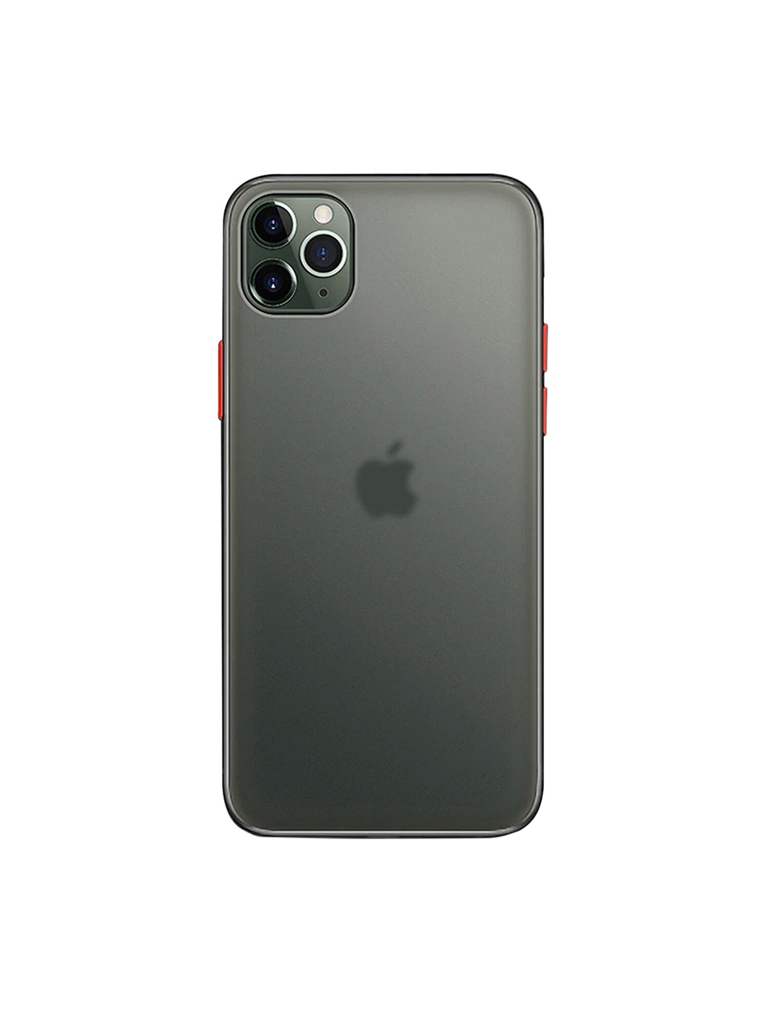 

TREEMODA Black Solid Silicone Apple iPhone 11 Pro Back Case