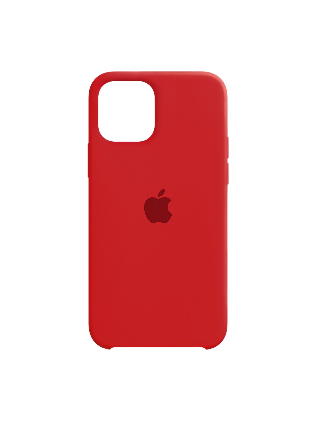 

TREEMODA Red Solid Silicone Apple iPhone 11 Promax Back Case 6.5"