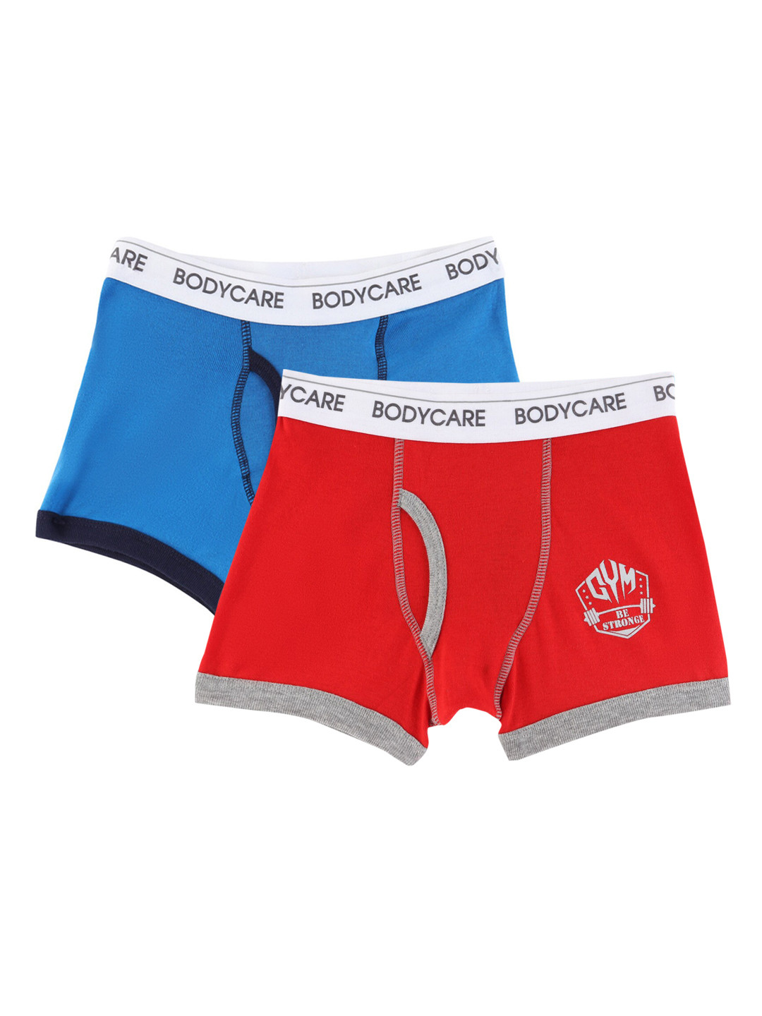 

Bodycare Kids Boys Pack Of 2 Solid Royal Blue & Red Cotton Trunks KGA2066RBR-PK005