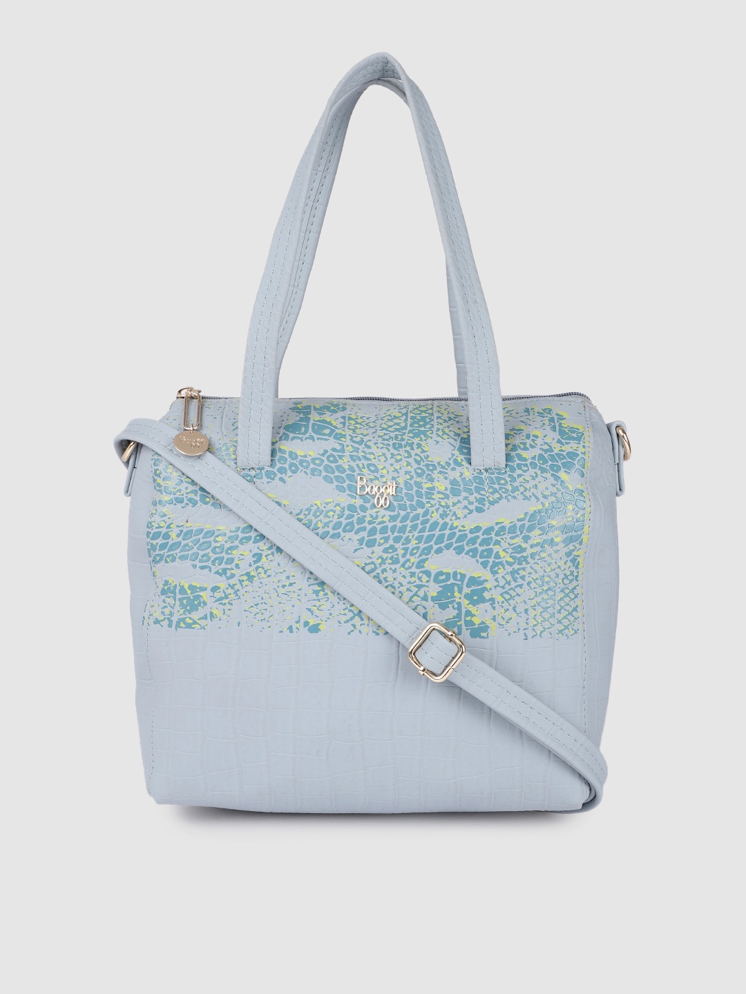 

Baggit Blue Textured Shoulder Bag