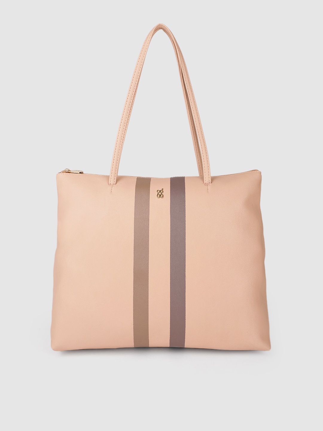 

Baggit Pink Striped Shoulder Bag