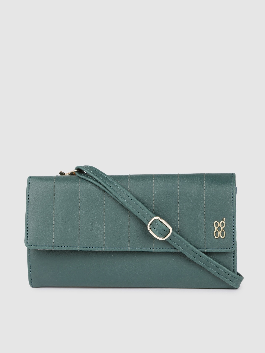 

Baggit Women Green Solid Envelope