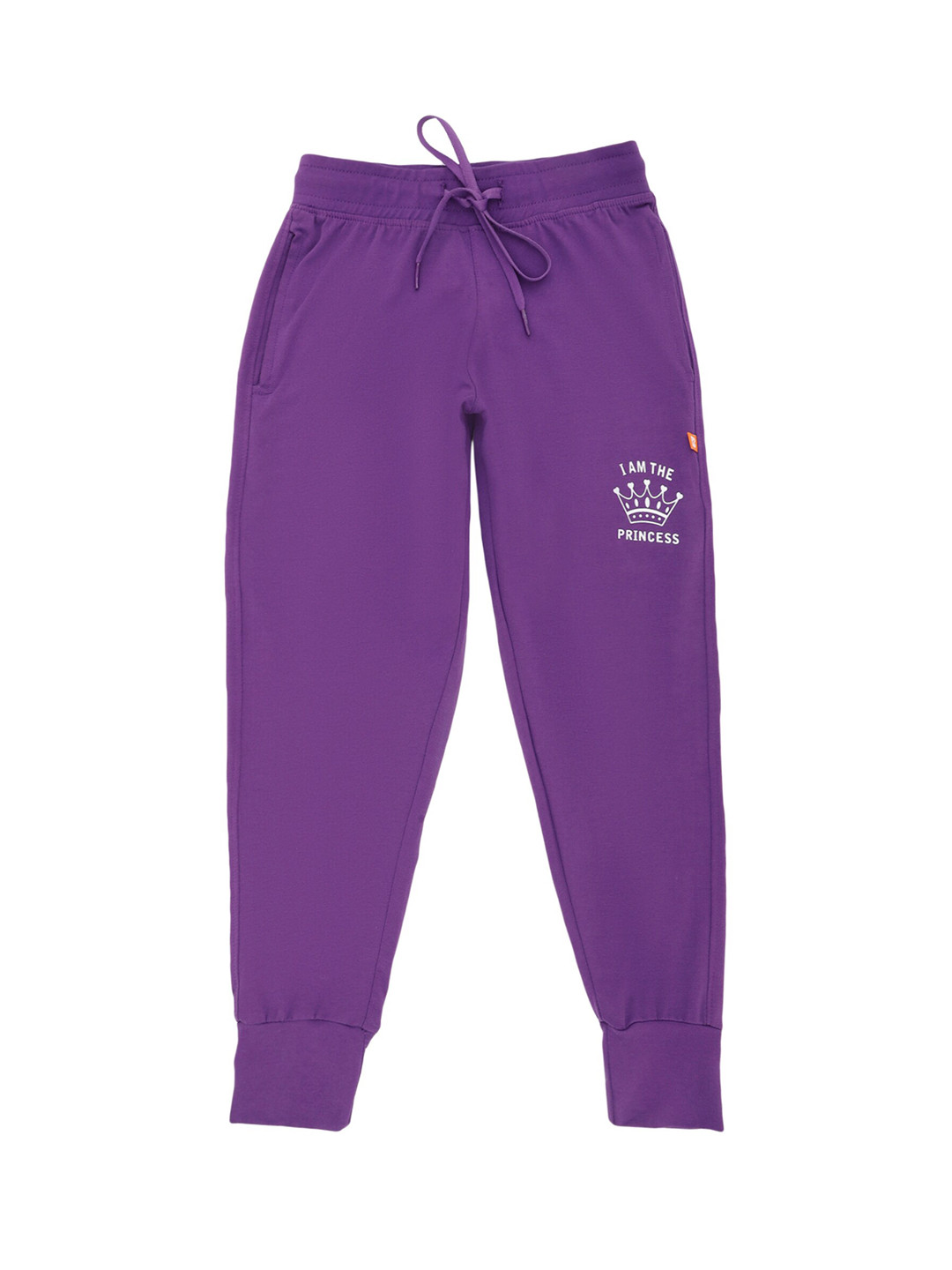 

PROTEENS Girls Violet Solid Cotton Joggers