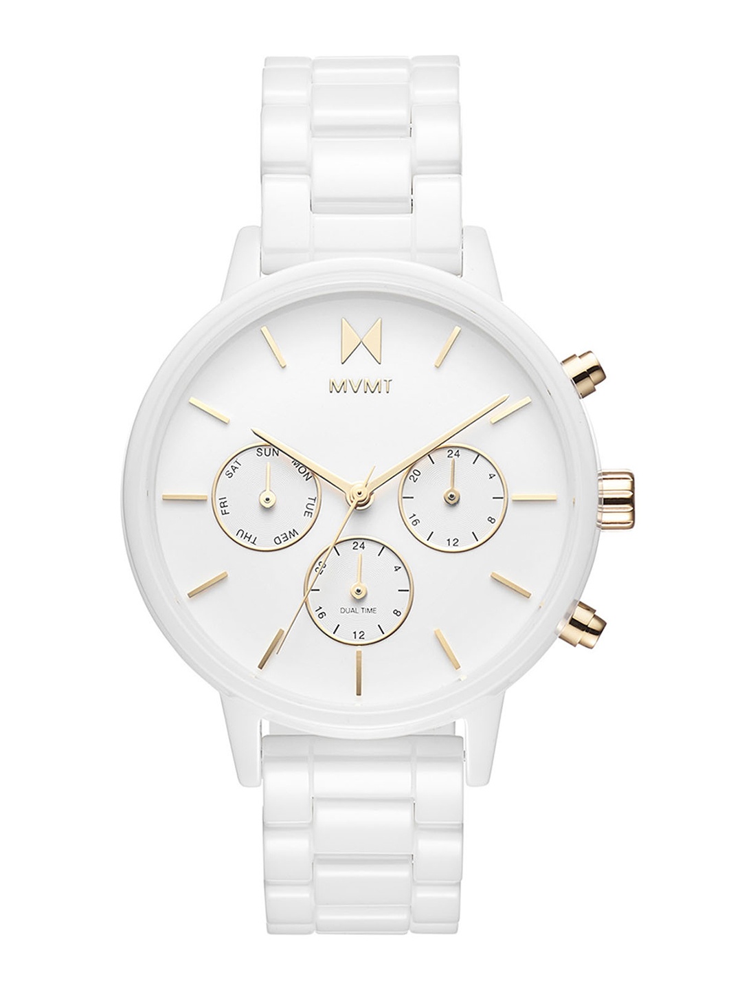 

MVMT Women White Dial & Ceramic Straps Nova Analogue Watch 28000120
