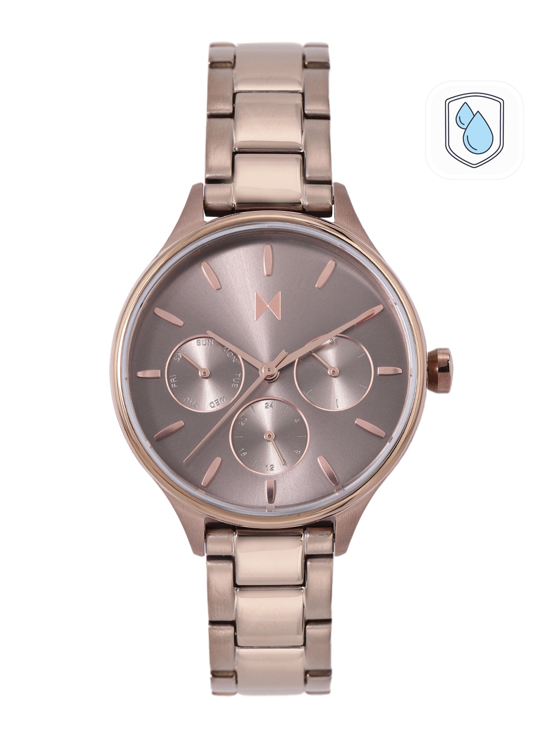 

MVMT Women Brown Dial & Bracelet Style Straps Reina Eye Analogue Watch 28000240