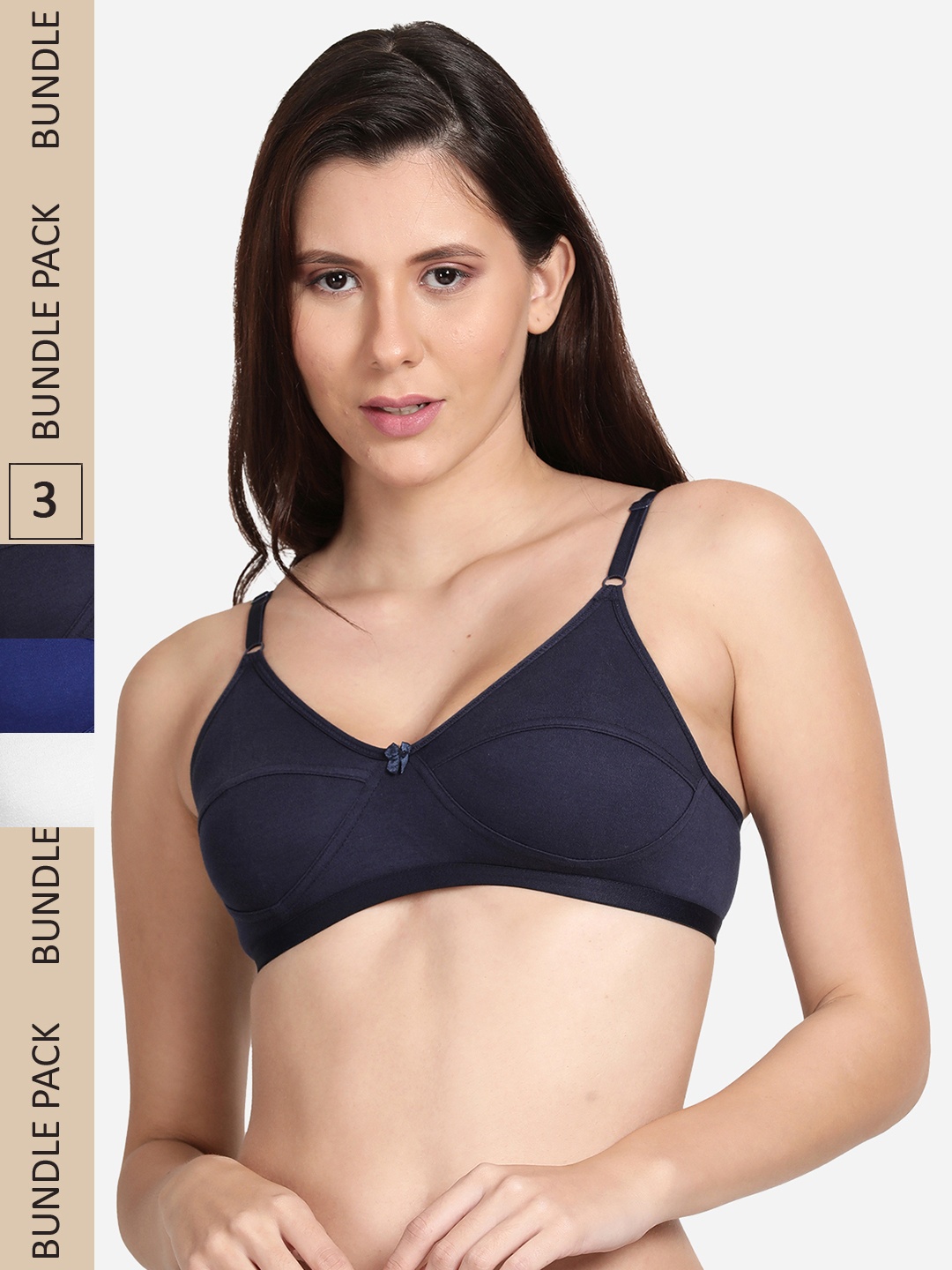 

shyaway Pack of 3 Bra, White