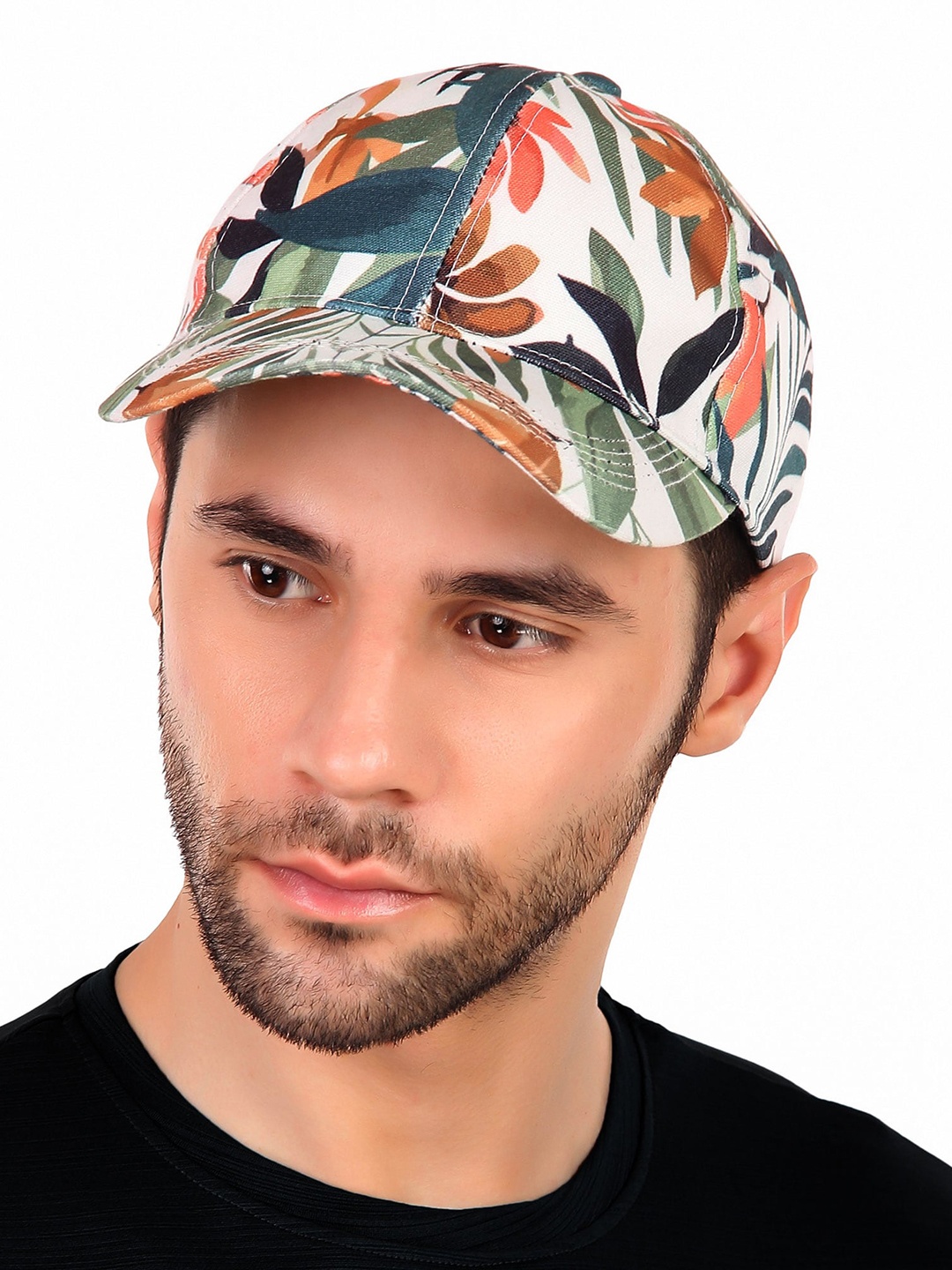 

Knotyy Unisex Printed Snapback Cap, White