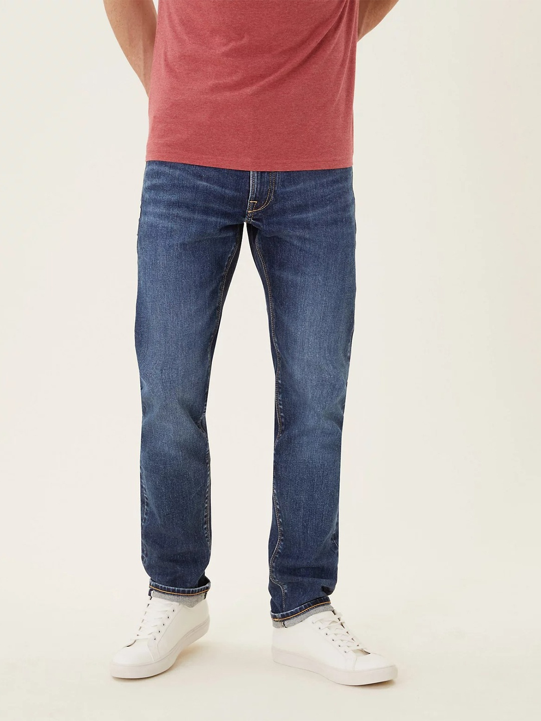 

Marks & Spencer Men Blue High-Rise Jeans
