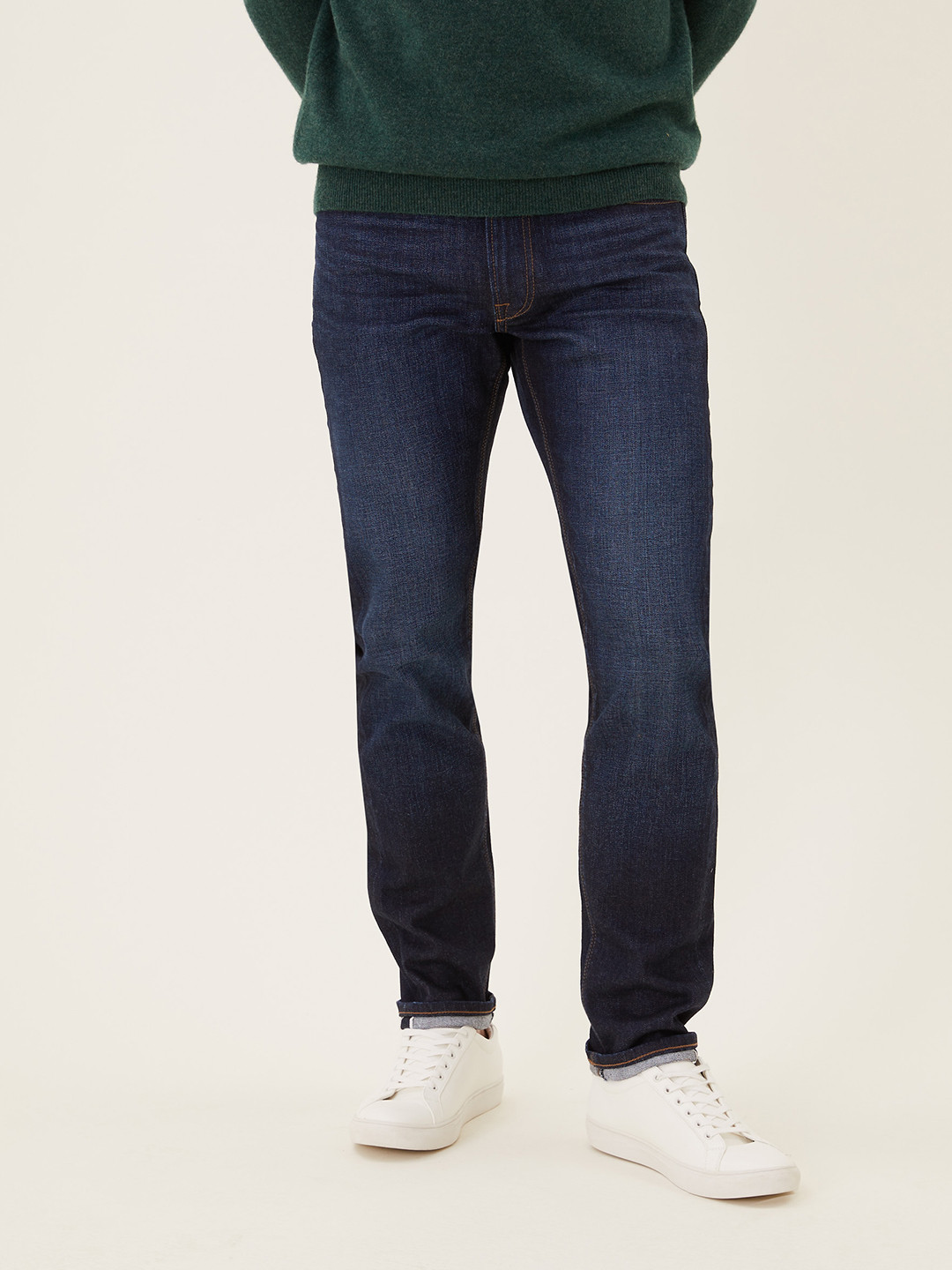 

Marks & Spencer Men Blue High-Rise Jeans