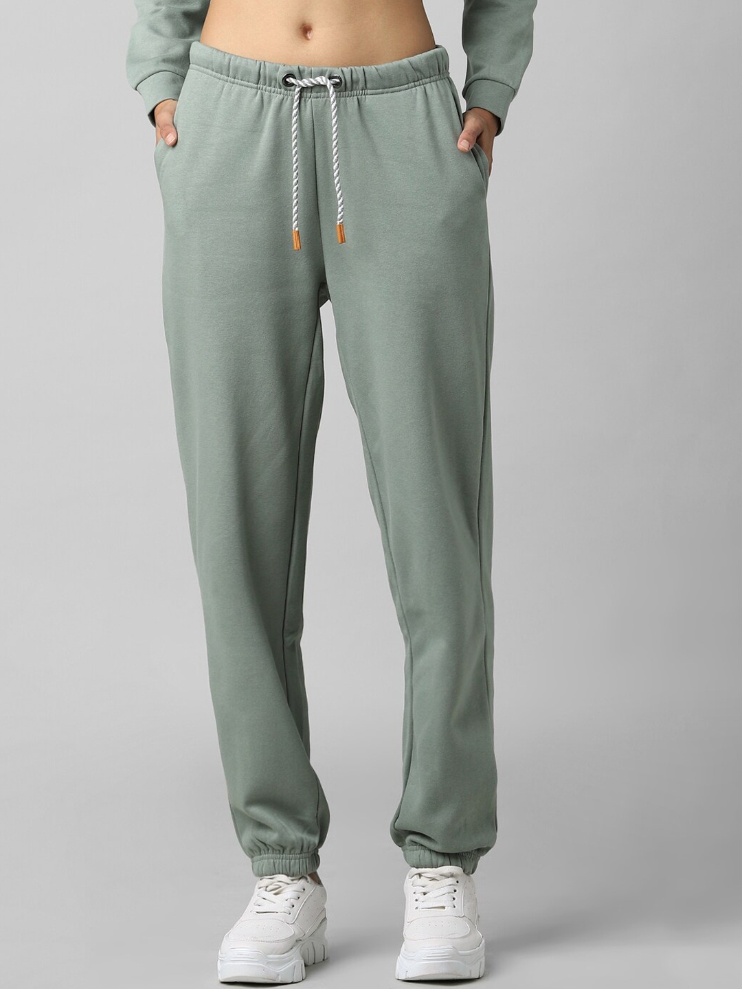 ONLY Women Green Solid Joggers