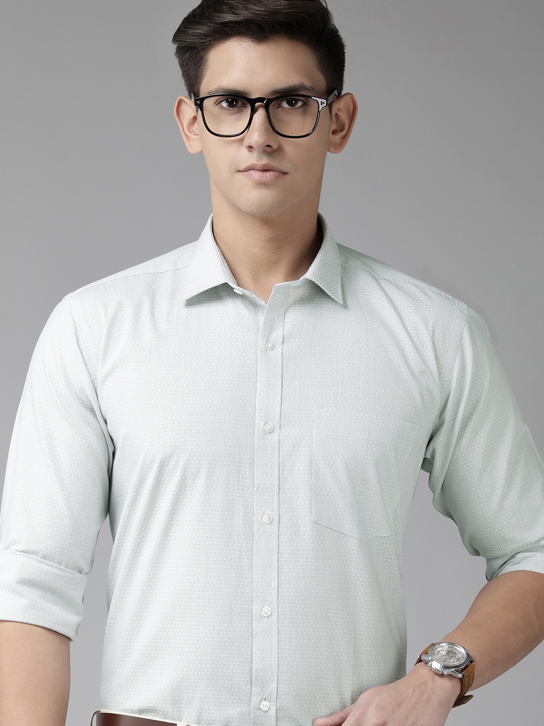 

Park Avenue Slim Fit Formal Shirt, Grey
