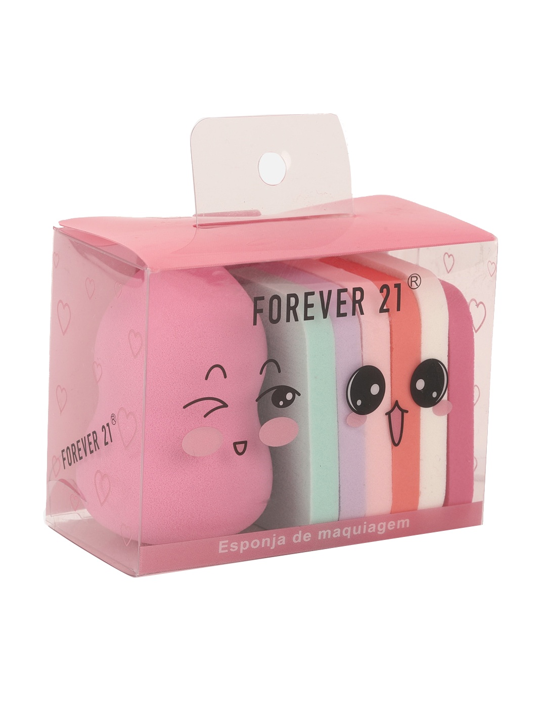 

FOREVER 21 Set Of 7 Makeup Sponge, Pink