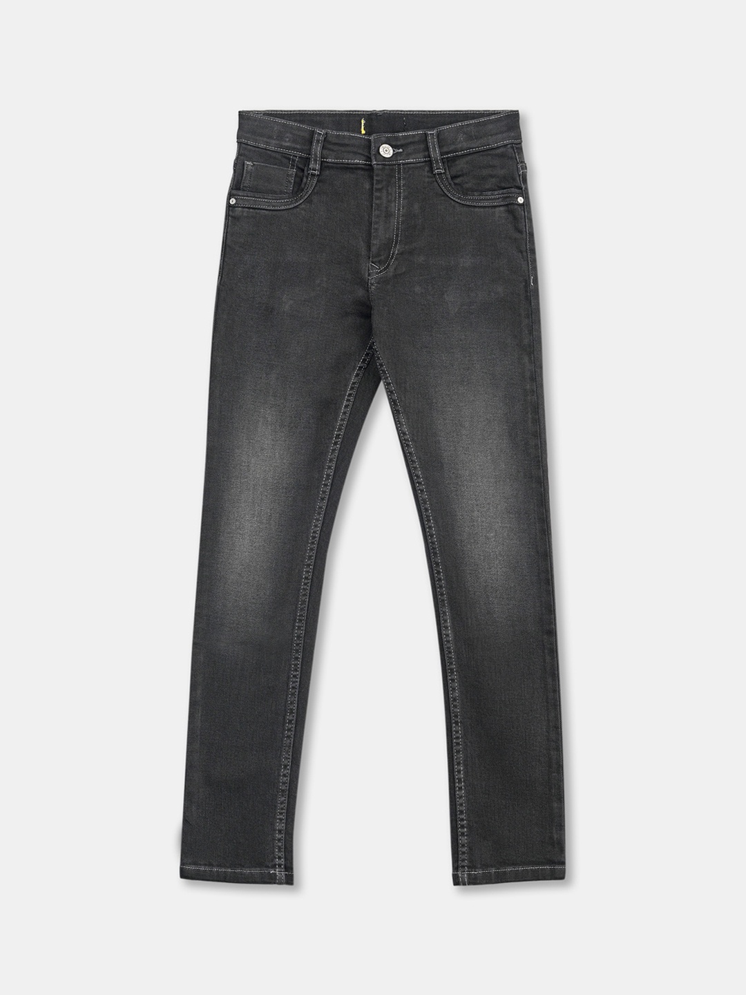 

R&B Boys Light Fade Cotton Jeans, Black