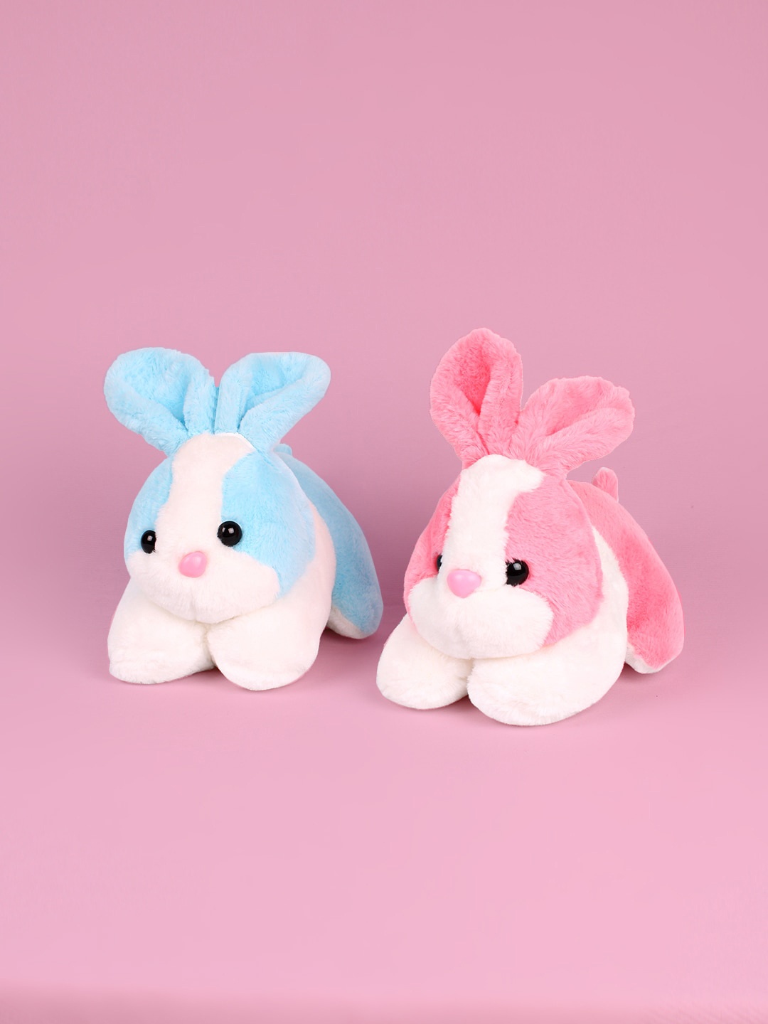 

DukieKooky Kids Pack Of 2 Cute Bunny Soft Toys, Pink