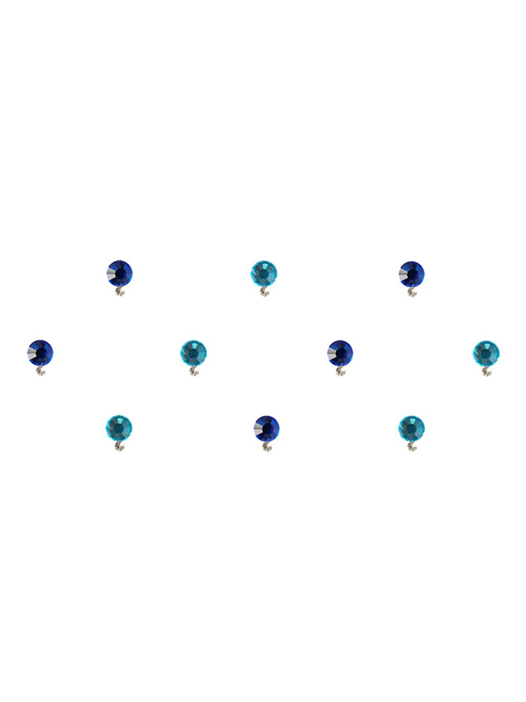 

Comet Busters Blue Embellished Bindis - 10 Pcs