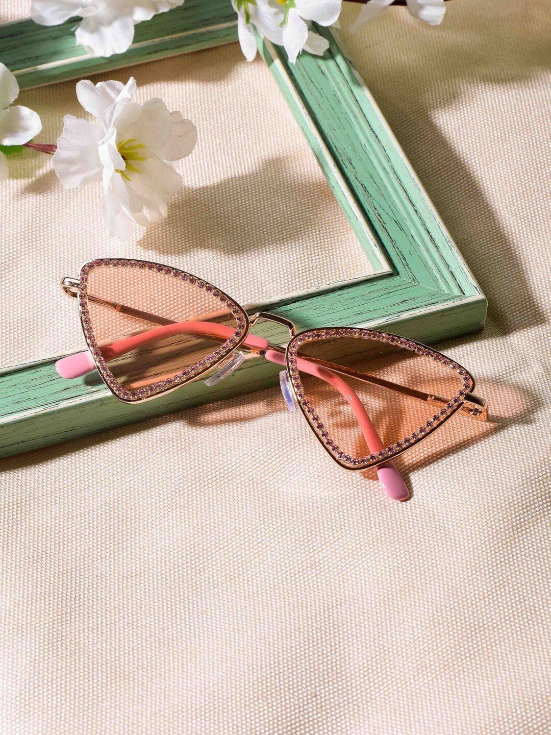 

POPLINS Unisex Kids Sunglasses with UV Protected Lens GG-1074-F, Pink