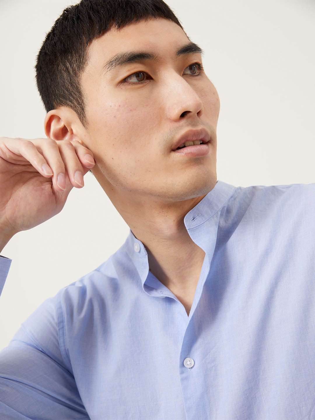 

Marks & Spencer Men Blue Casual Shirt