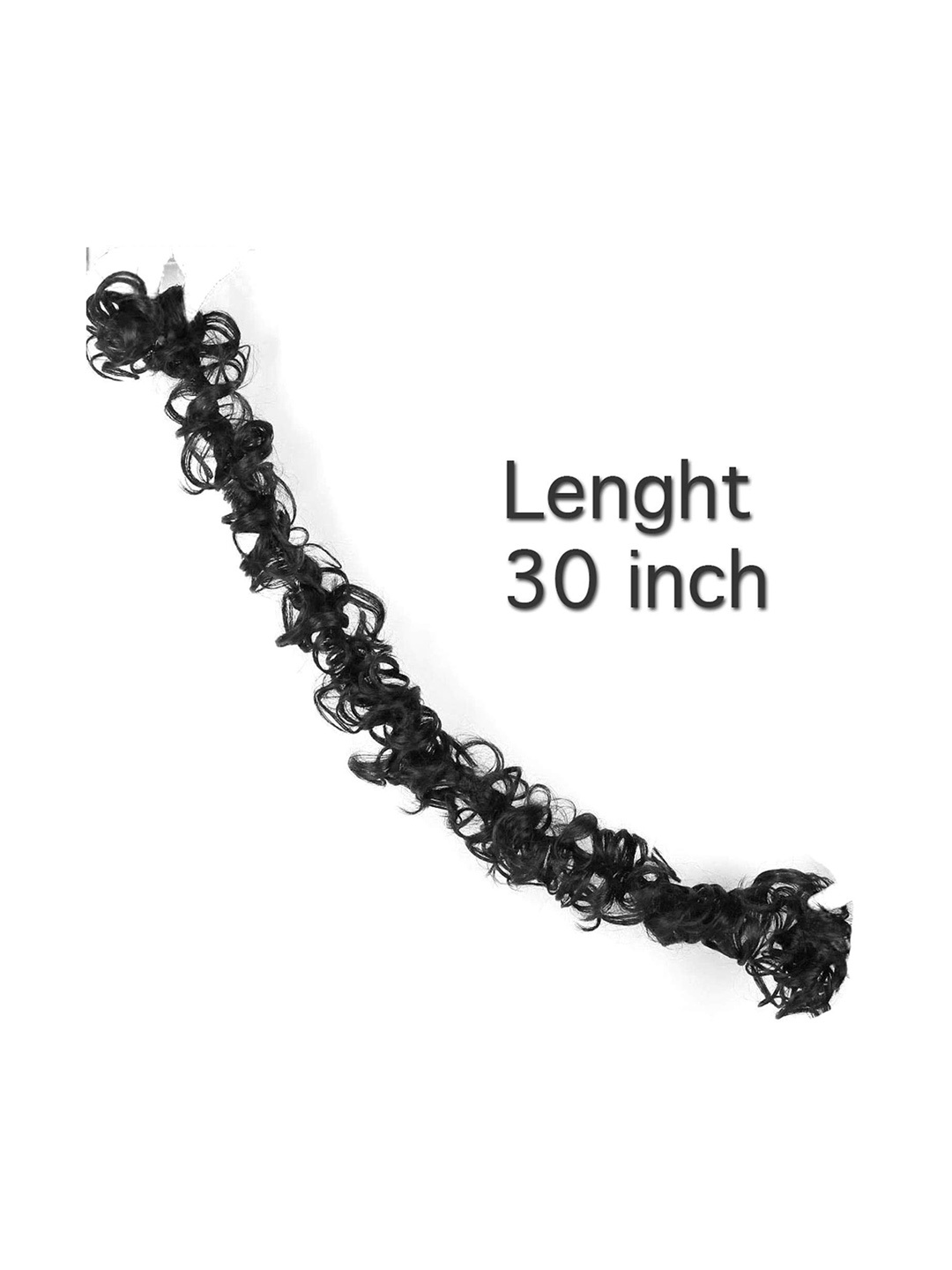 

CHRONEX Synthetic Ponytail & Bun Maker Hair Extension, Black