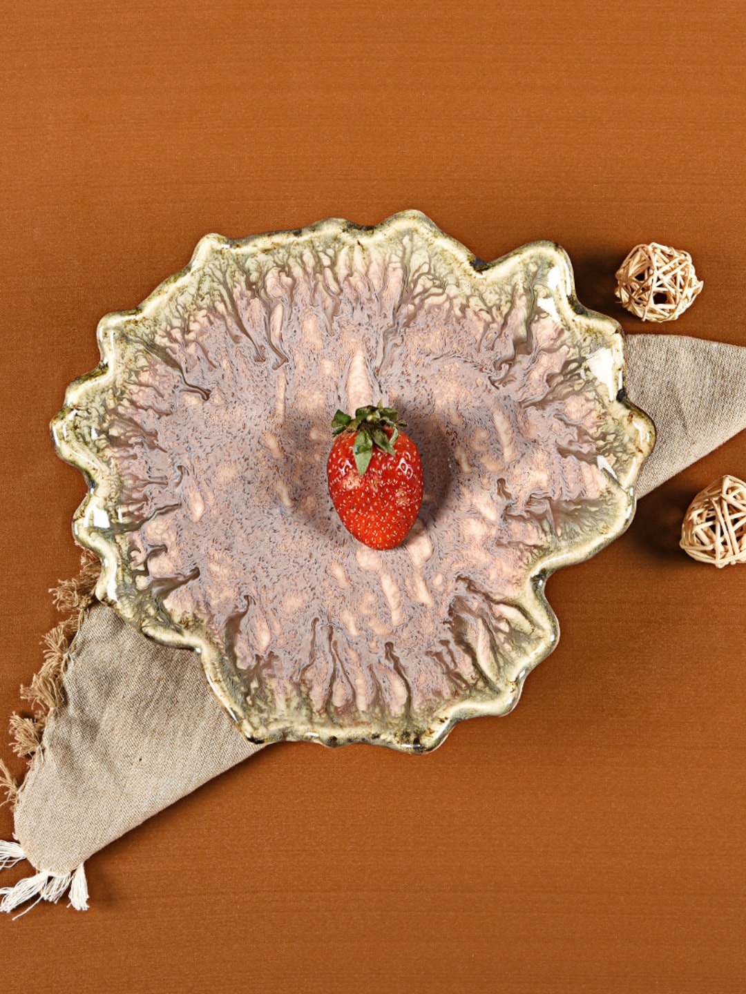 

The 7 DeKor Pink Textured Serveware