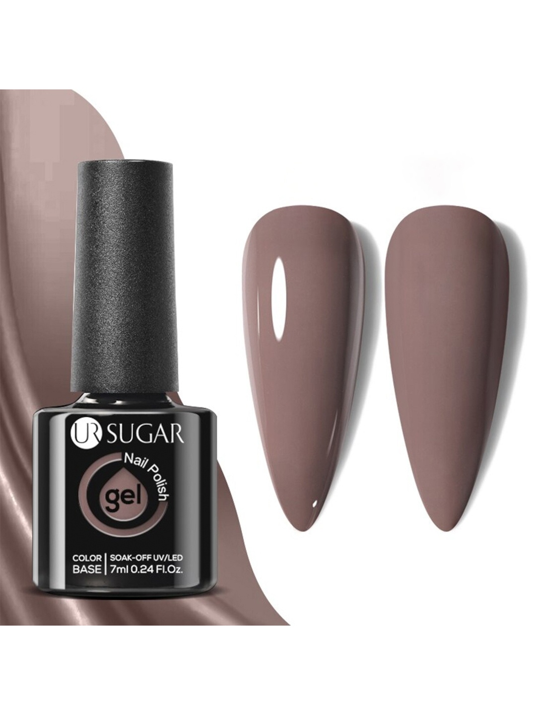 

BORN PRETTY UR Sugar Soak-Off UV/LED Gel Nail Polish 7ml - Shade URH008, Brown