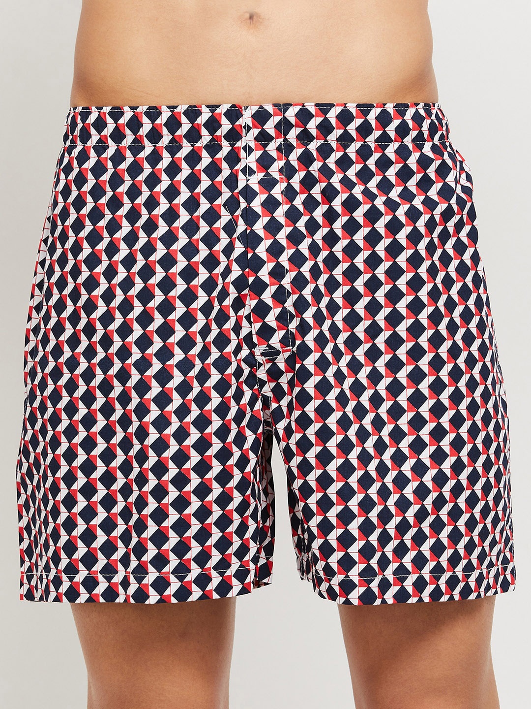 

max Men Red& Blue Checked Pure Cotton Boxers