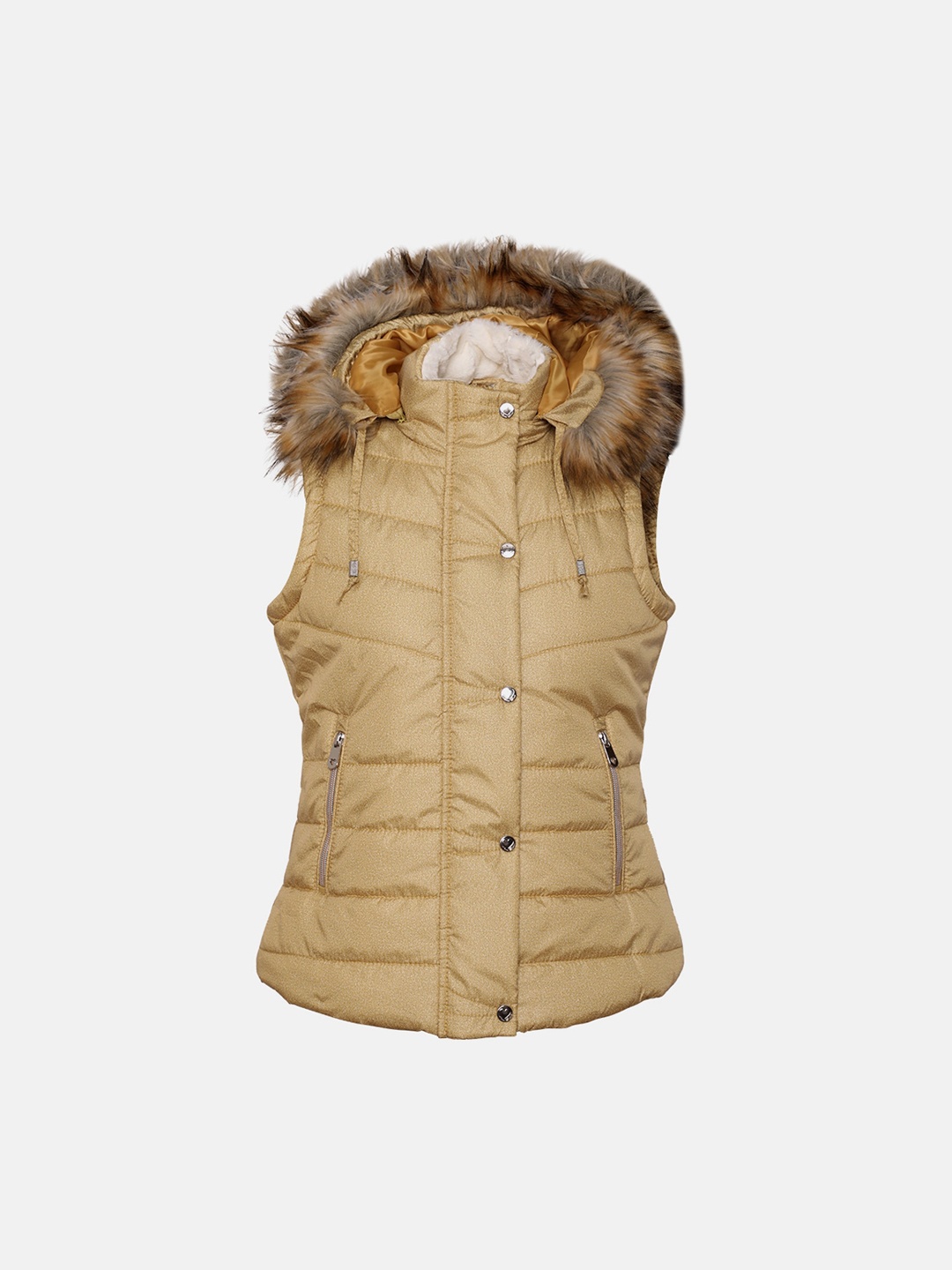 

LURE JUNIOR Girls Yellow Regular Outdoor Parka Jacket