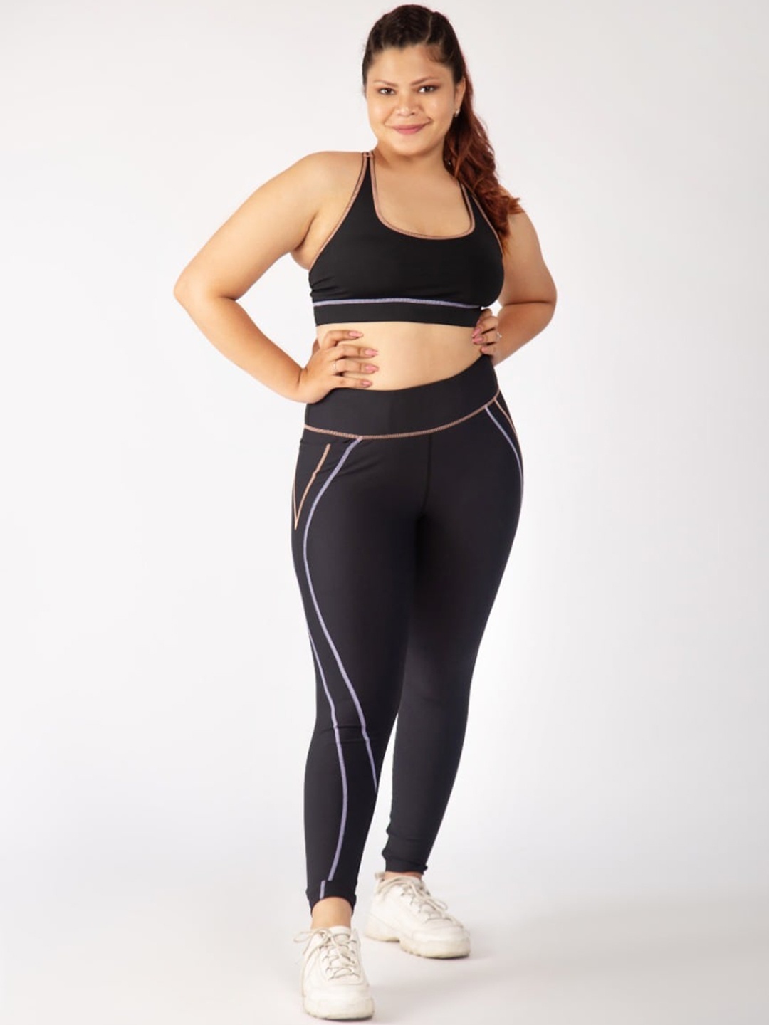 

Aastey Women Black Solid Ankle-Length Legging