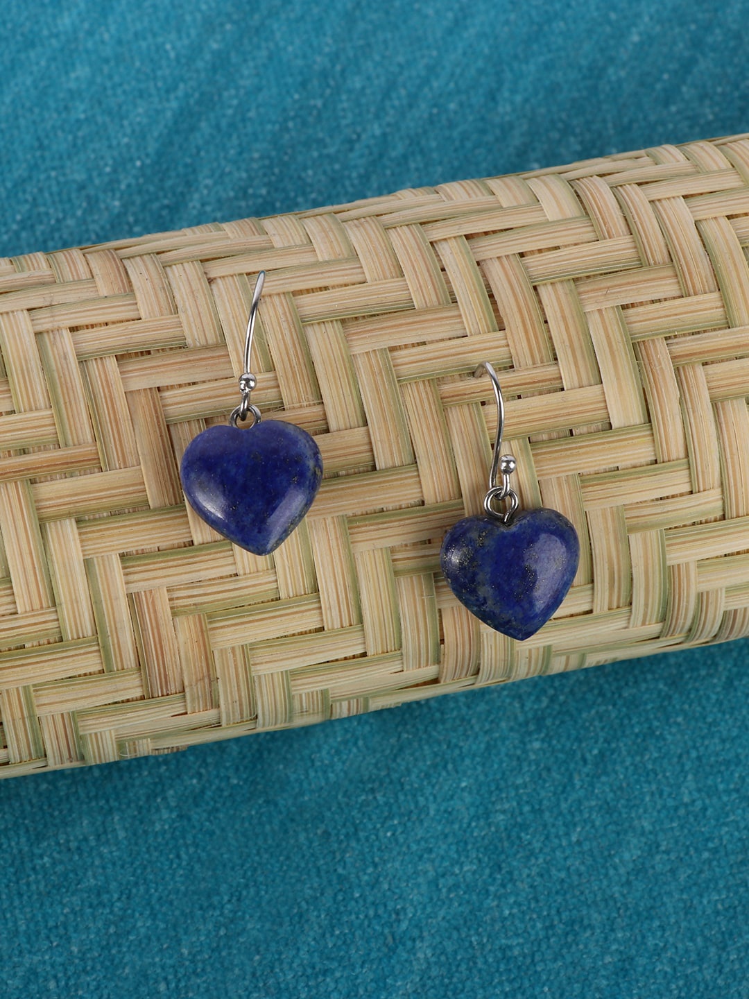 

TRISHONA Blue 925 Sterling Silver Contemporary Drop Earrings