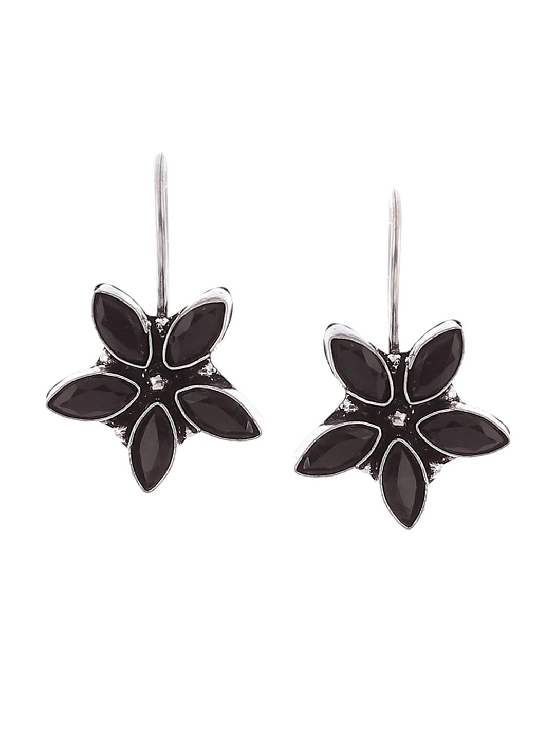 

Biba Silver-Plated Floral Drop Earrings, Metallic