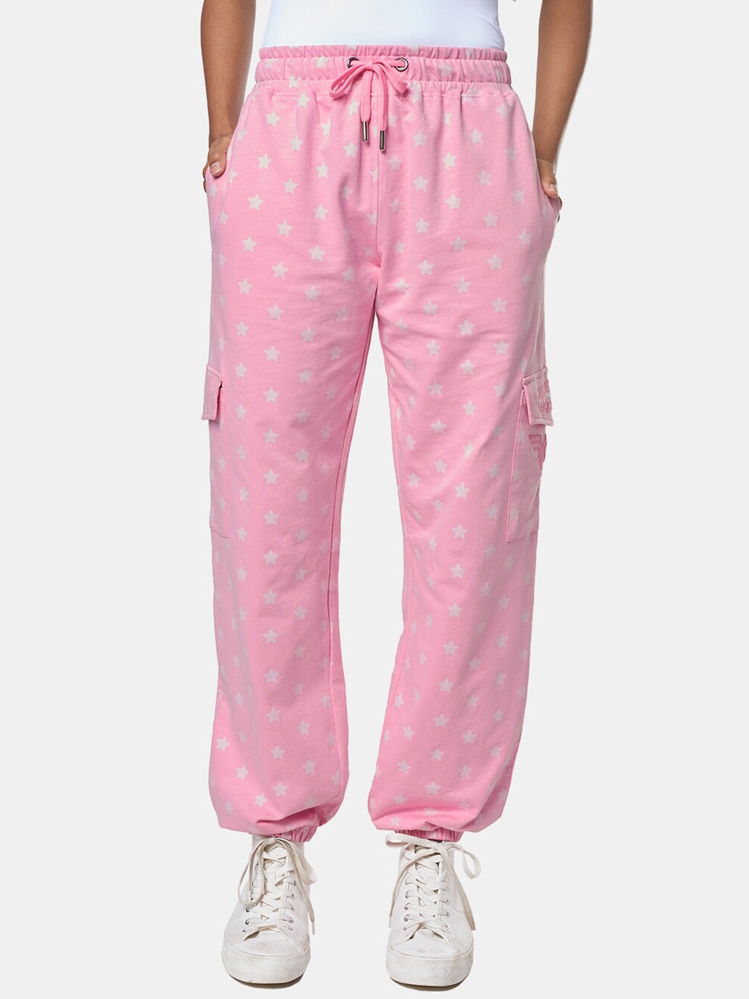 

The Souled Store Women Wonder Woman Printed Joggers, Pink