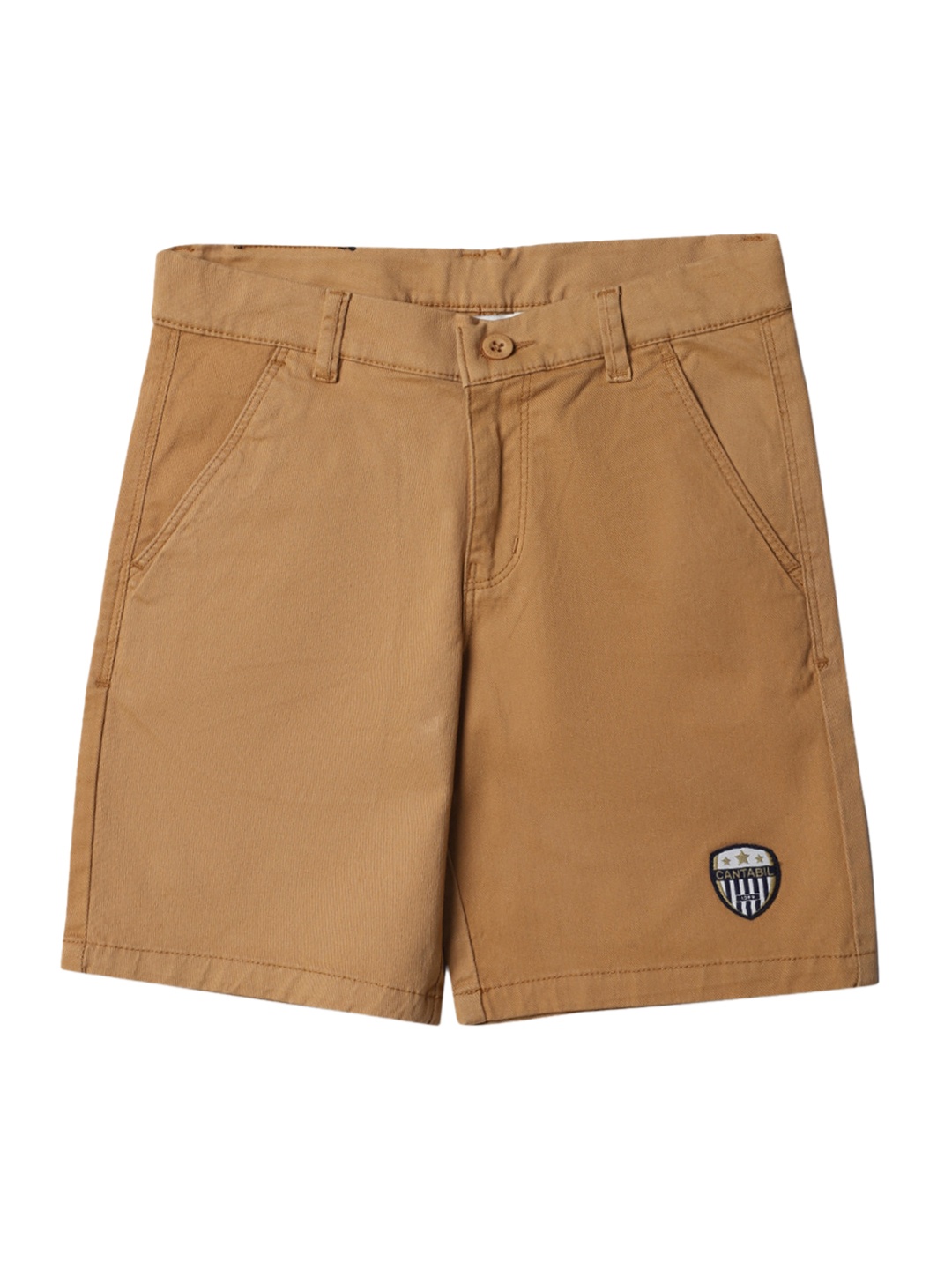 

Cantabil Boys Solid Shorts, Beige