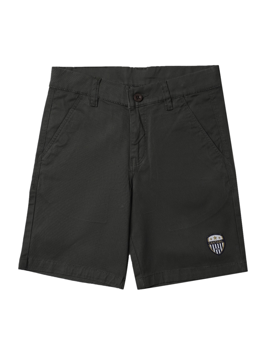 

Cantabil Boys Solid Shorts, Olive