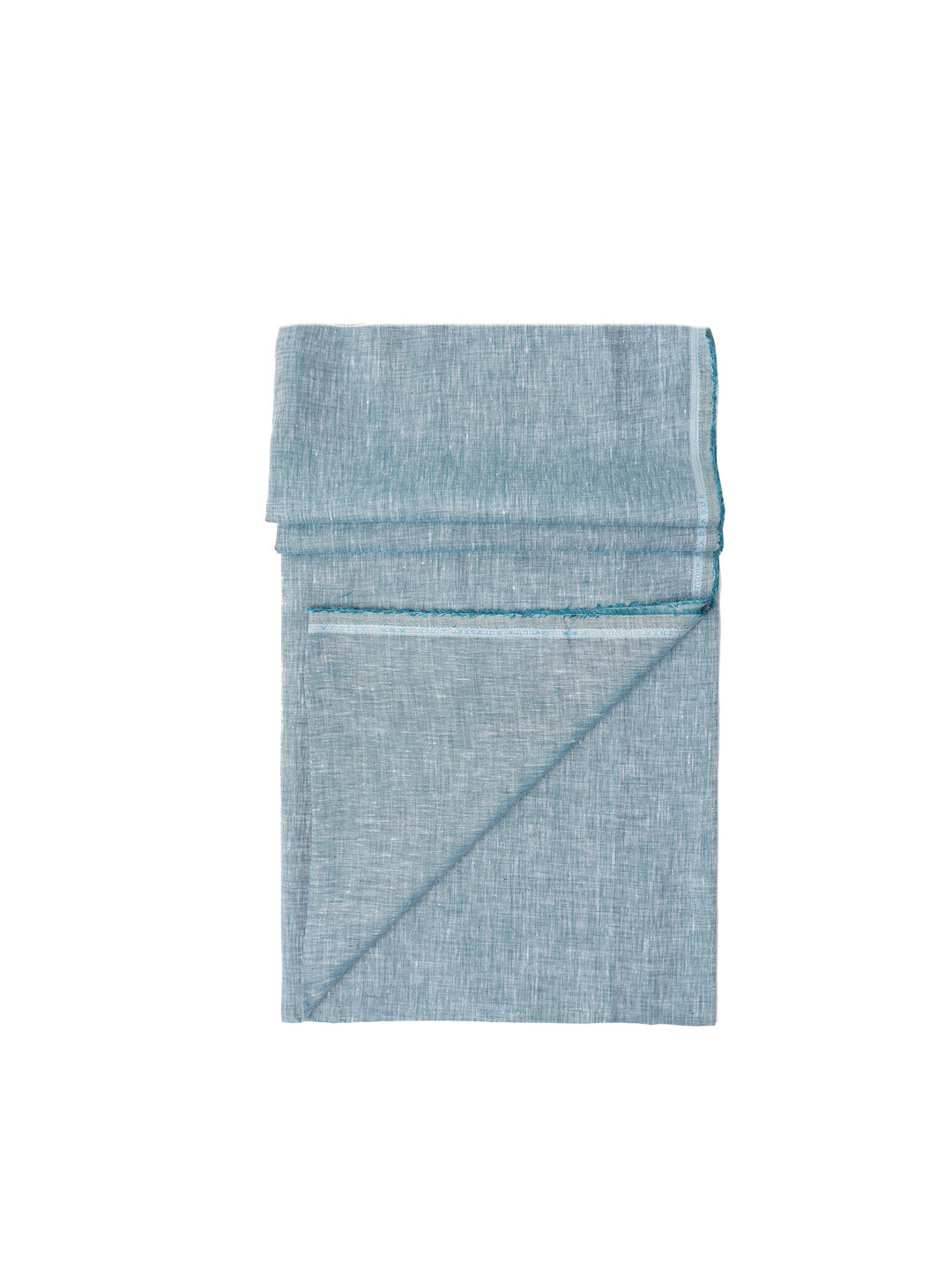 

Linen Club Men Blue Solid Linen Shirt Clothing Fabric