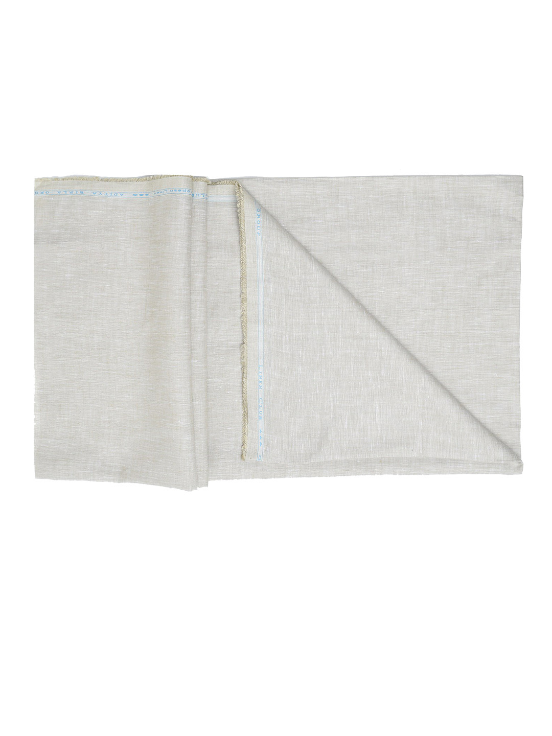 

Linen Club Men Grey Solid Pure Linen Clothing Fabric