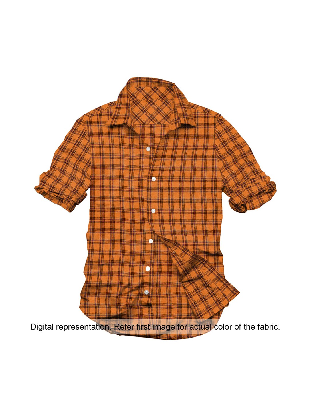 

Linen Club Men Red Checked Pure Linen Clothing Fabric