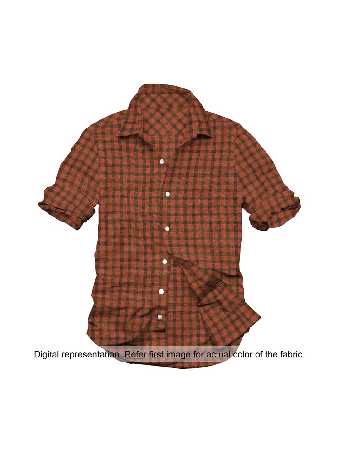 

Linen Club Men Green Checked Pure Linen Clothing Fabric
