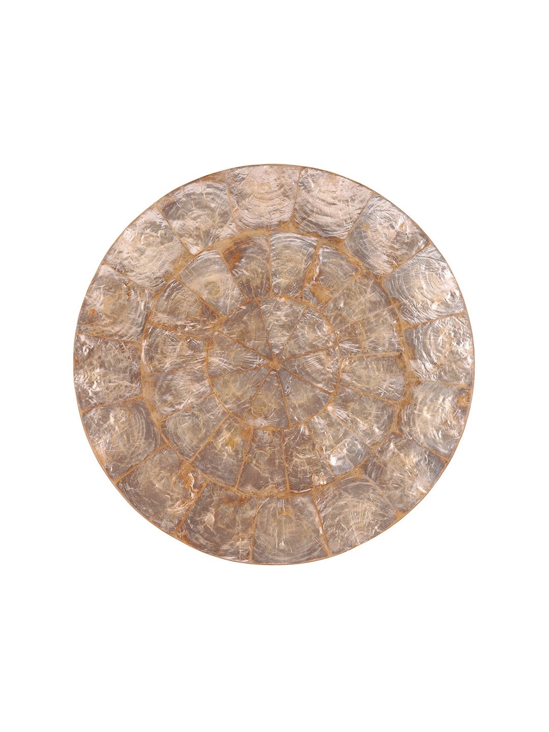 

Pure Home and Living Gold-Toned Centerpiece Mother Of Pearl Placemat