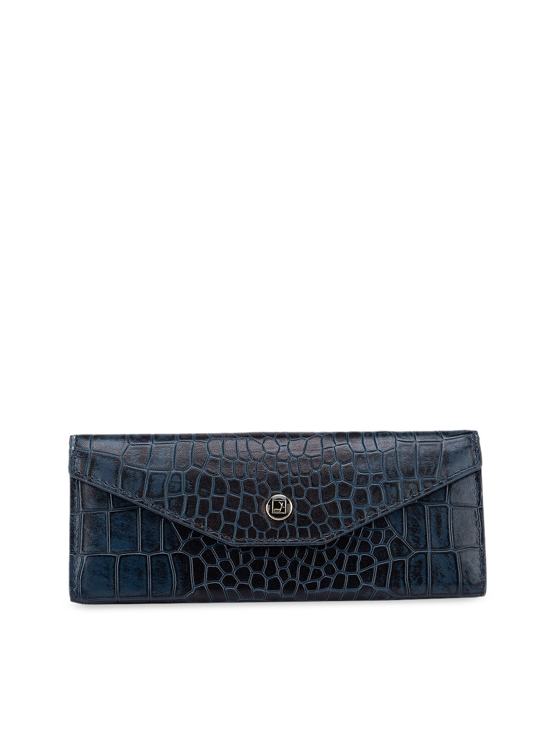 

Da Milano Textured Sunglasses Case, Blue