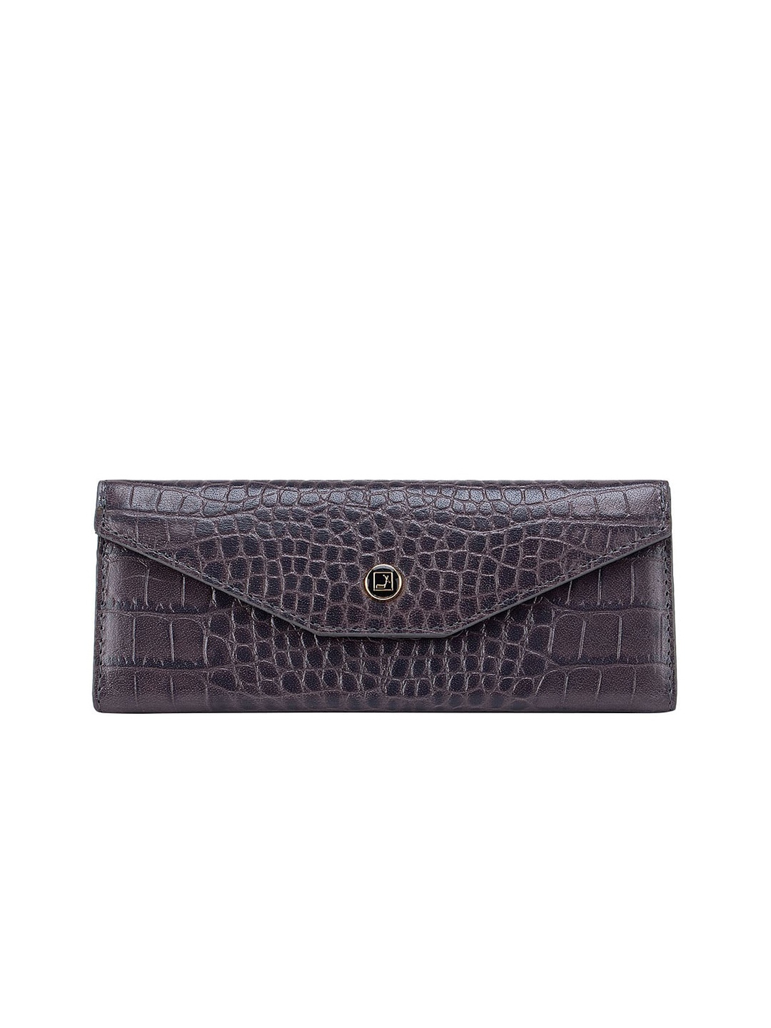 

Da Milano Textured Sunglasses Case, Grey