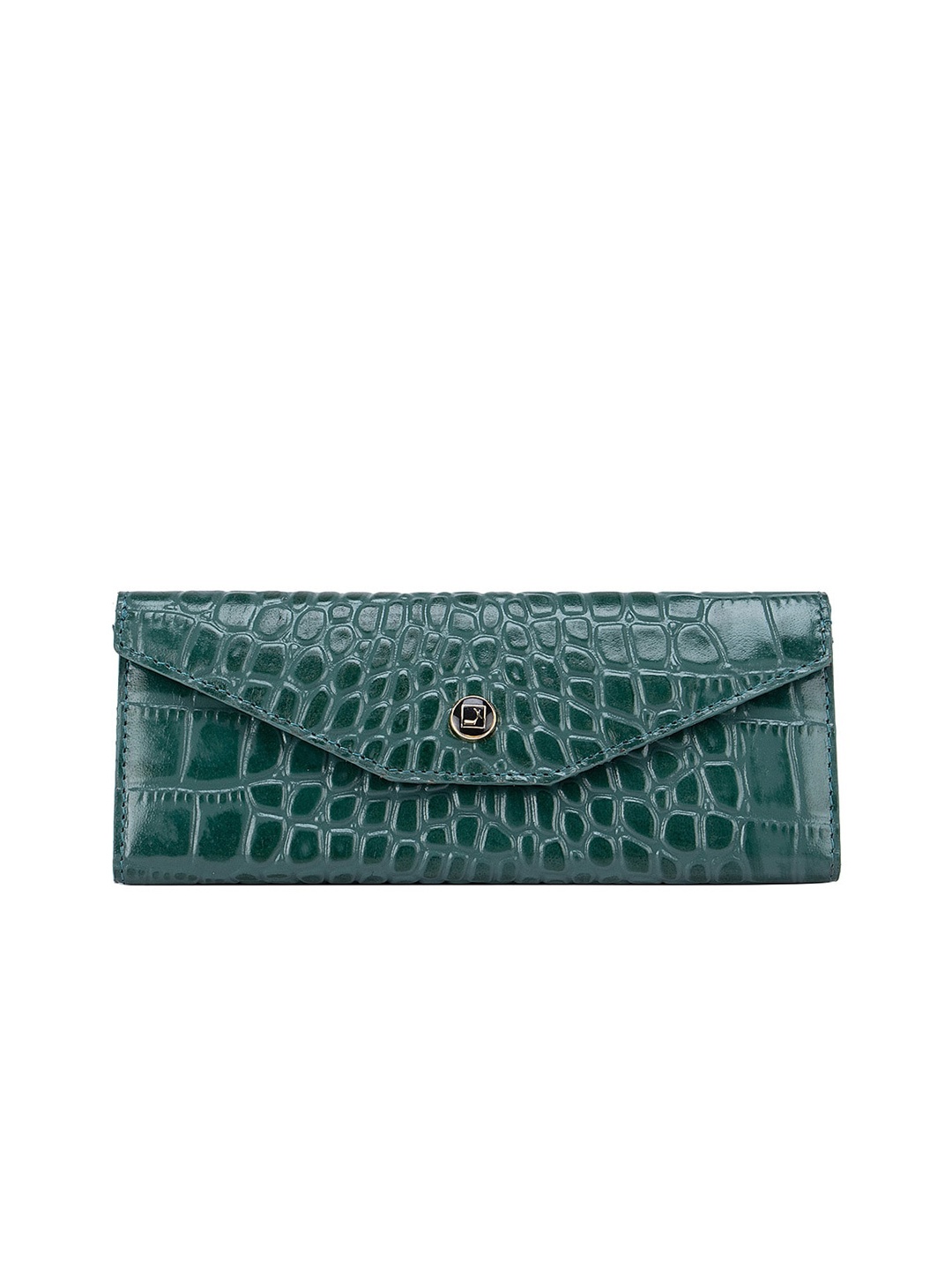 

Da Milano Textured Sunglasses Case, Green