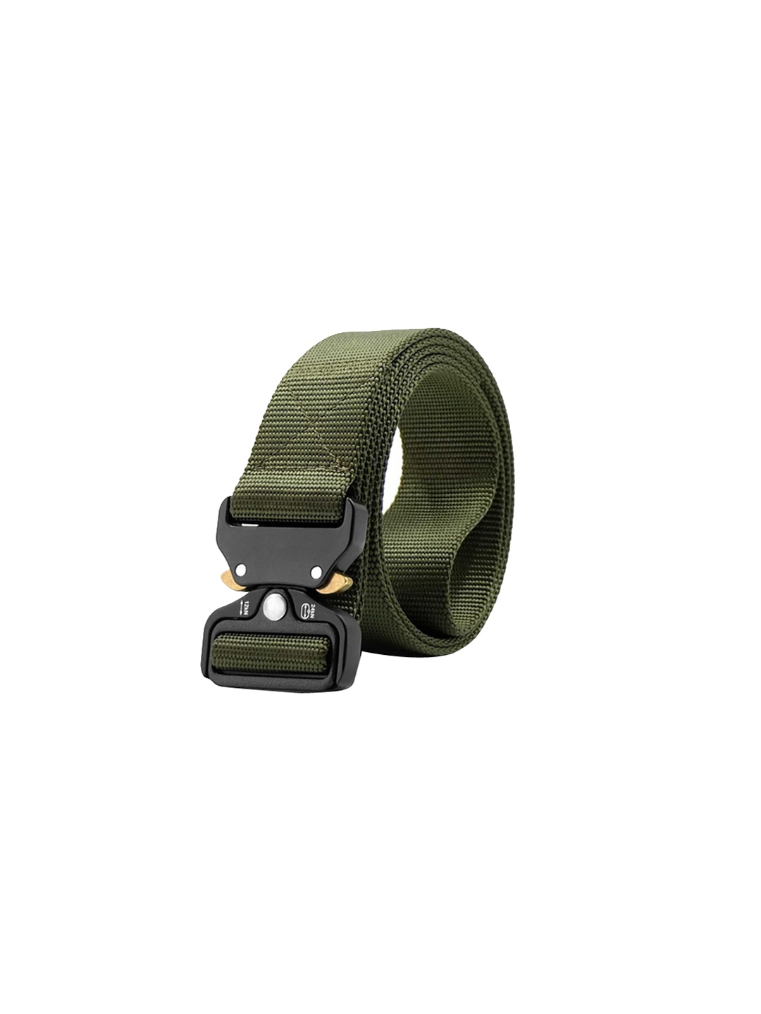 

HENEDA Men Green Textured Belt