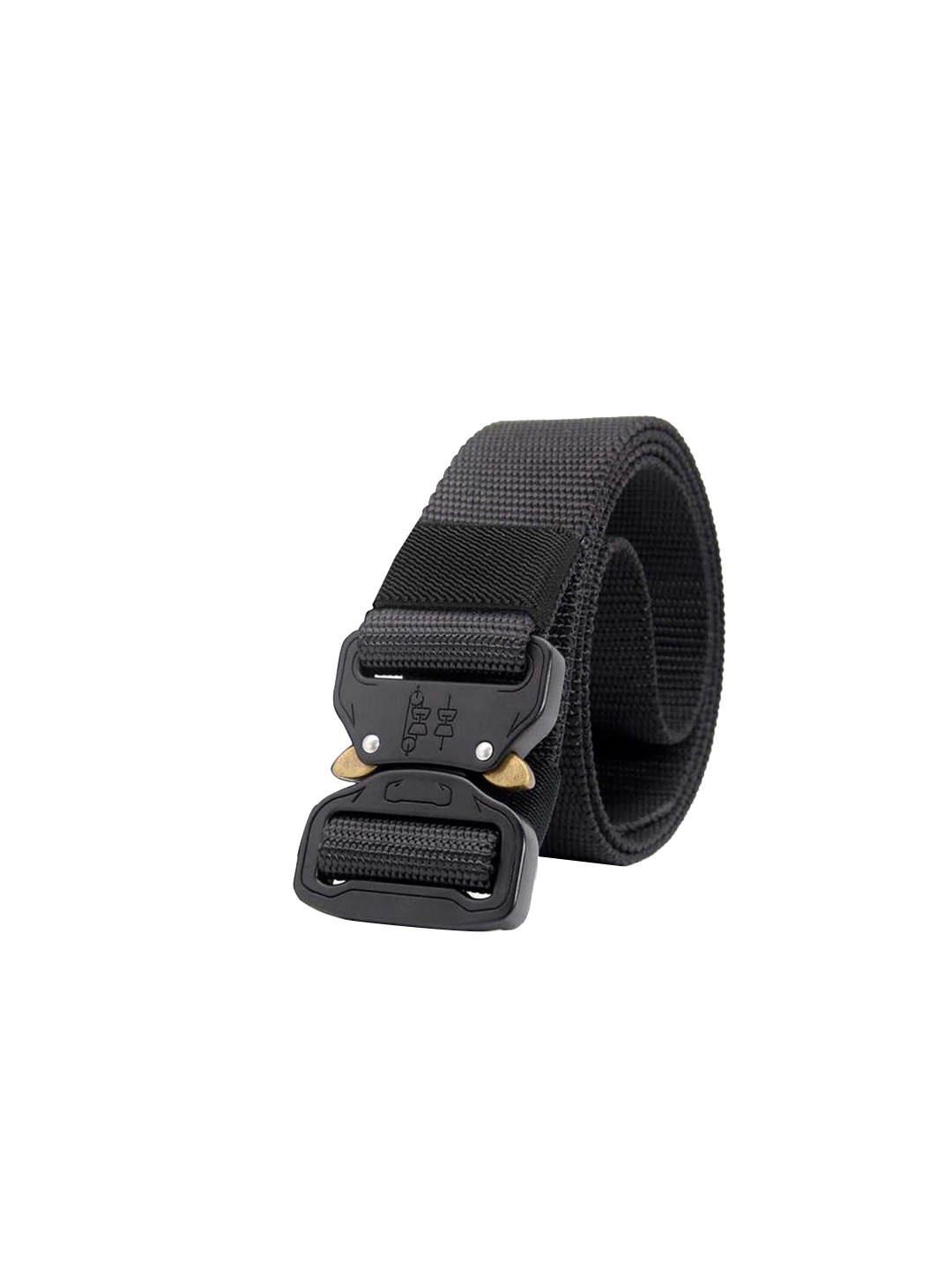 

HENEDA Men Charcoal Textured Belt