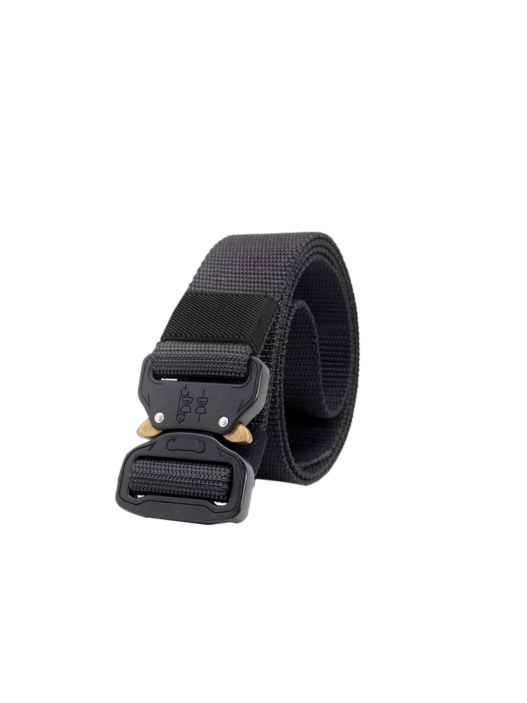 

HENEDA Men Charcoal Textured Belt