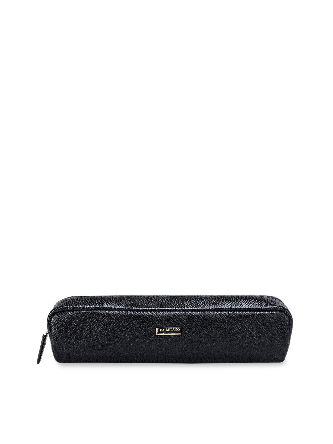 

Da Milano Black Solid Travel Pouch