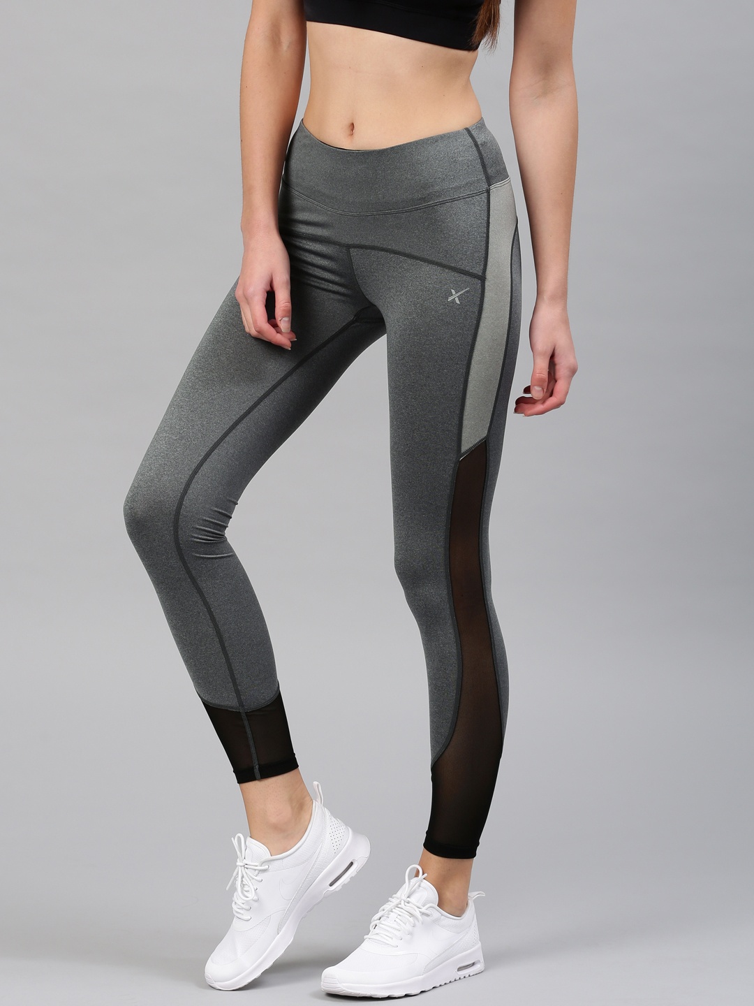 

HRX Active by Hrithik Roshan Grey Tights