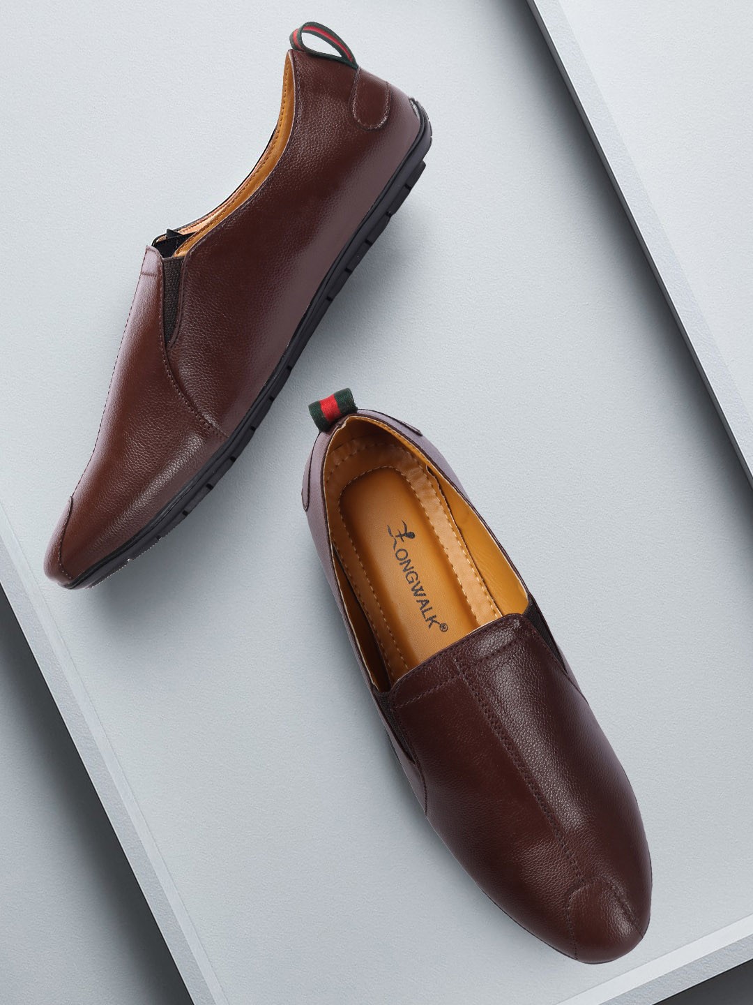 

Longwalk Men Brown Loafers