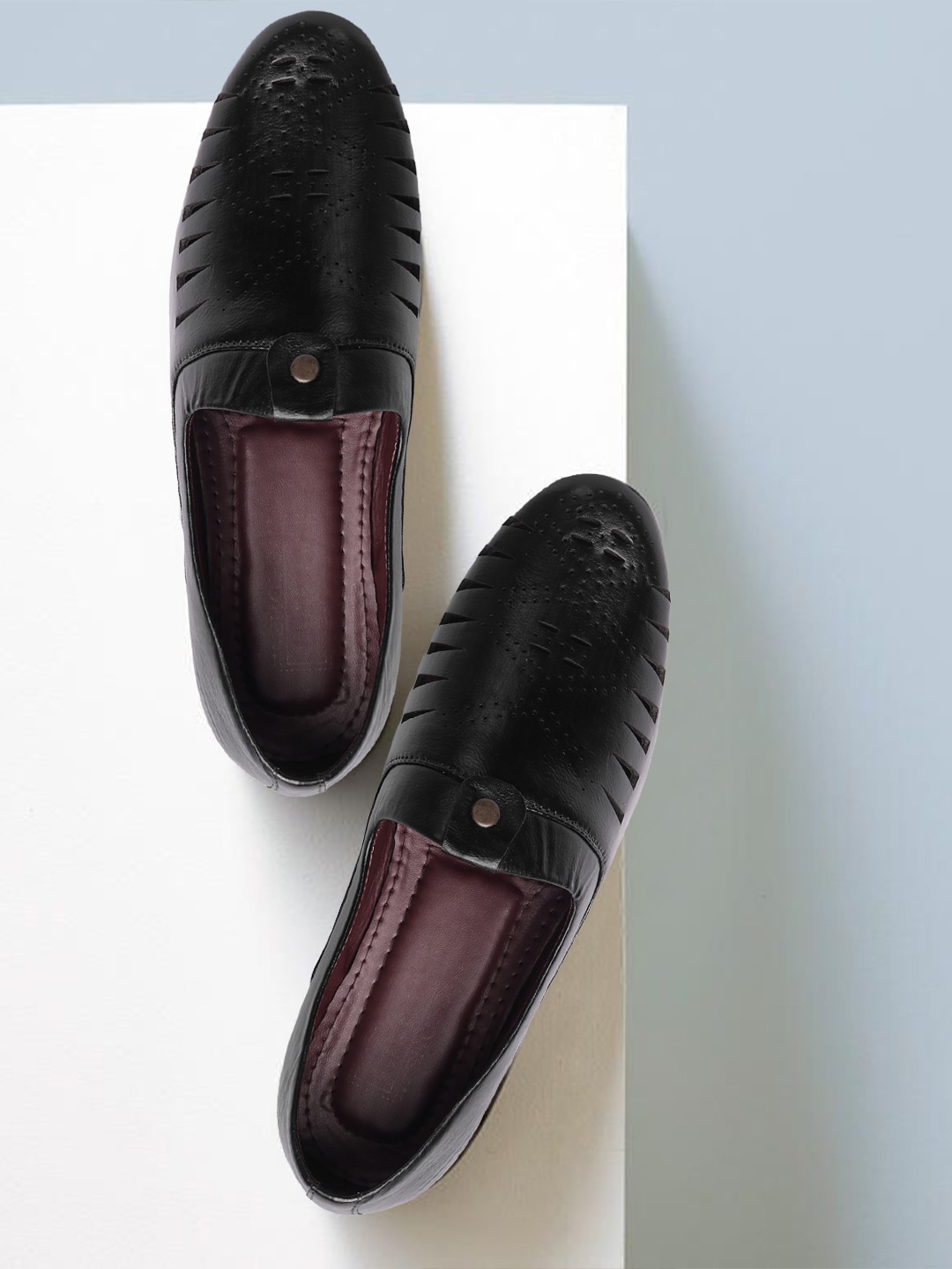 

Longwalk Men Synthetic Leather Derbys, Black