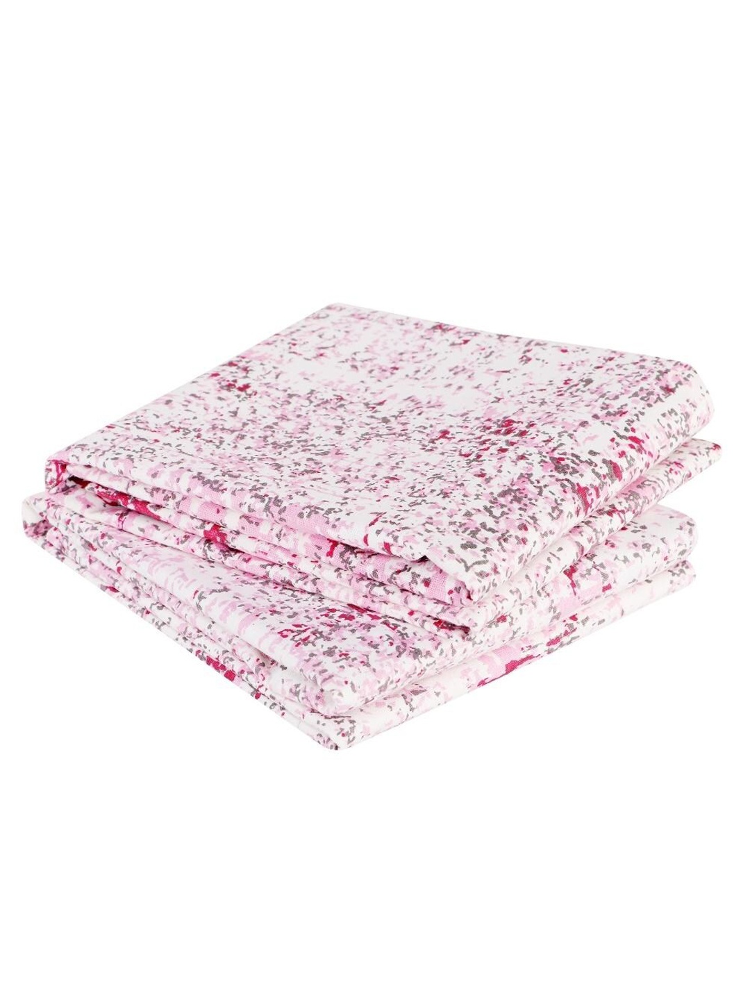 

A Homes Grace Set Of 2 Pink Solid Cotton Pillow Covers