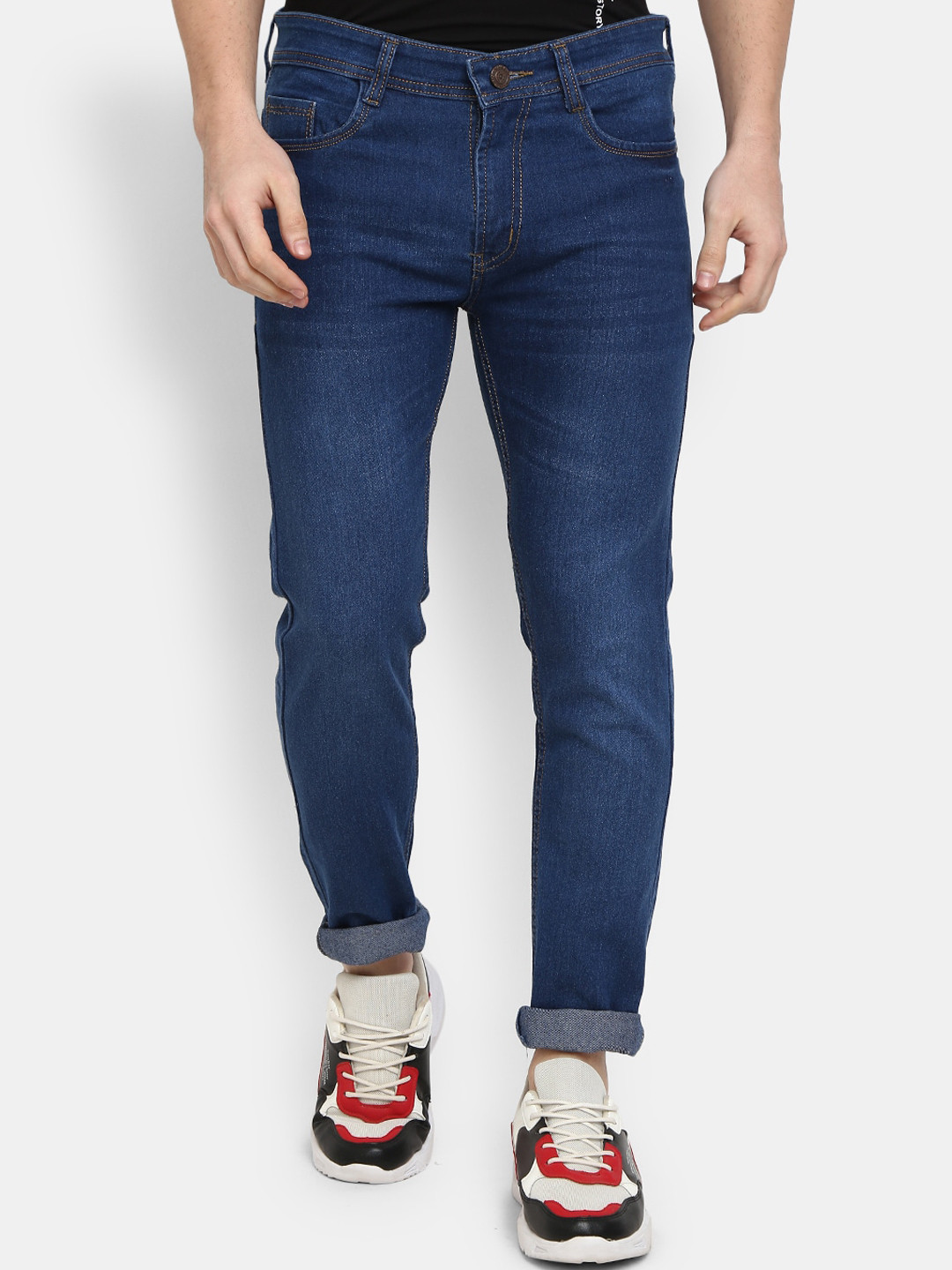 

V-Mart Men Blue Light Fade Jeans