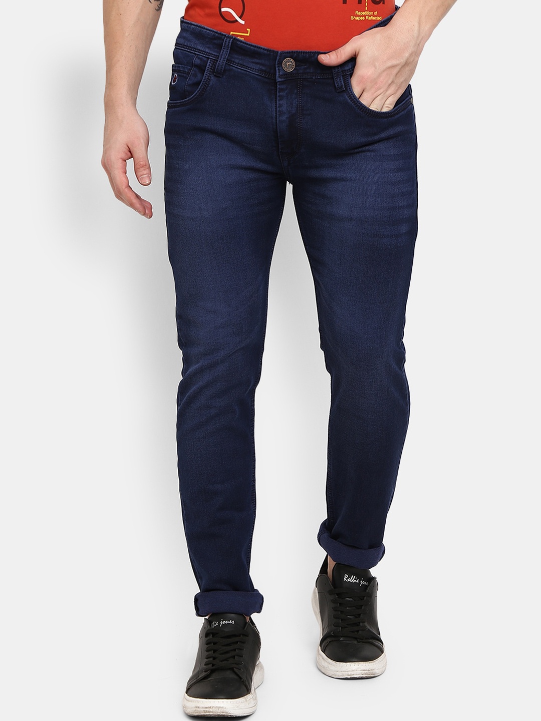 

V-Mart Men Blue Light Fade Jeans